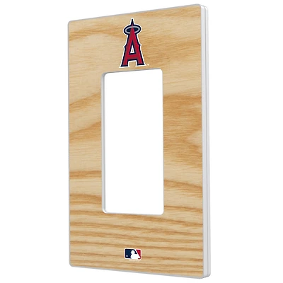 Los Angeles Angels Baseball Bat Design Single Rocker Light Switch Plate