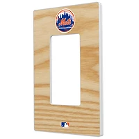 New York Mets Baseball Bat Design Single Rocker Light Switch Plate