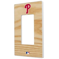 Philadelphia Phillies Baseball Bat Design Single Rocker Light Switch Plate
