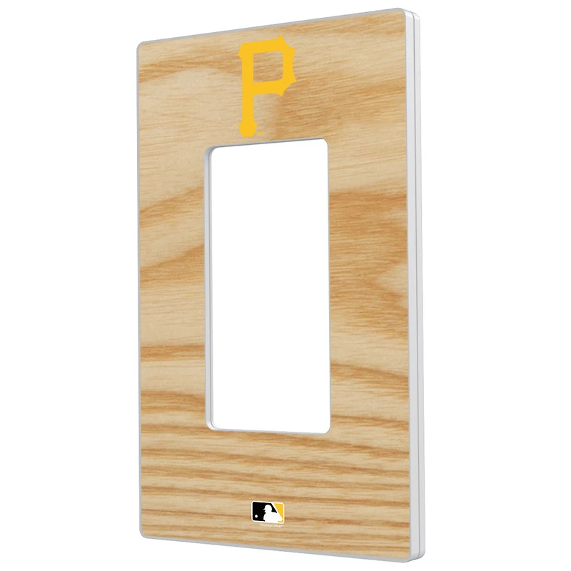 Pittsburgh Pirates Baseball Bat Design Single Rocker Light Switch Plate