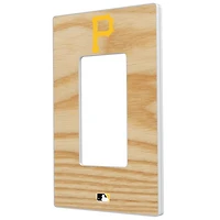 Pittsburgh Pirates Baseball Bat Design Single Rocker Light Switch Plate