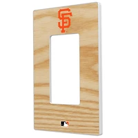 San Francisco Giants Baseball Bat Design Single Rocker Light Switch Plate