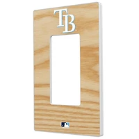 Tampa Bay Rays Baseball Bat Design Single Rocker Light Switch Plate