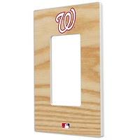 Washington Nationals Baseball Bat Design Single Rocker Light Switch Plate