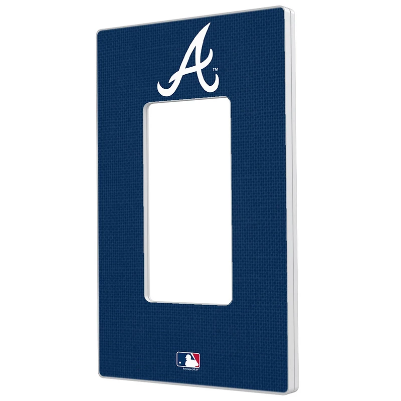 Atlanta Braves Solid Single Rocker Light Switch Plate