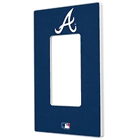 Atlanta Braves Solid Single Rocker Light Switch Plate