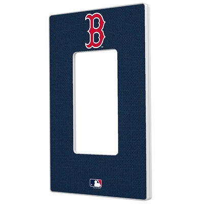 Boston Red Sox Solid Single Rocker Light Switch Plate