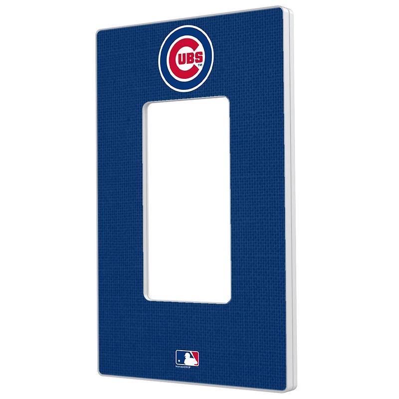 Chicago Cubs Solid Single Rocker Light Switch Plate