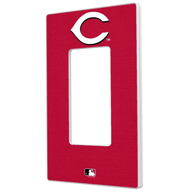 Cincinnati Reds Solid Single Rocker Light Switch Plate