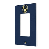 Milwaukee Brewers Solid Single Rocker Light Switch Plate