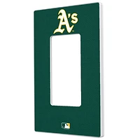 Athletics Solid Single Rocker Light Switch Plate