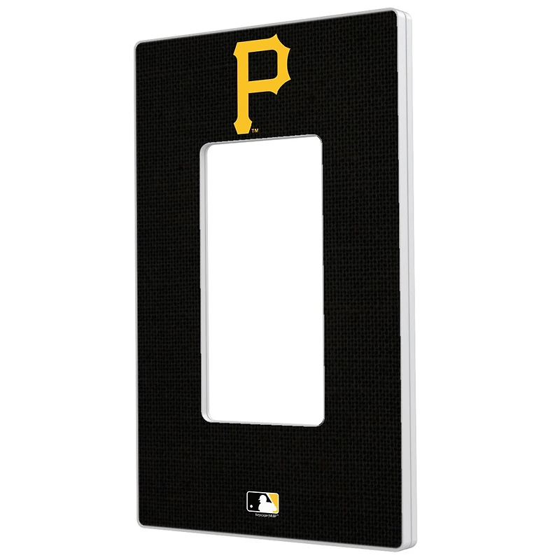 Pittsburgh Pirates Solid Single Rocker Light Switch Plate