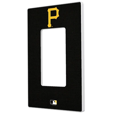 Pittsburgh Pirates Solid Single Rocker Light Switch Plate