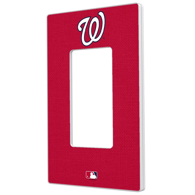 Washington Nationals Solid Single Rocker Light Switch Plate