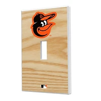 Baltimore Orioles Baseball Bat Design Single Toggle Light Switch Plate