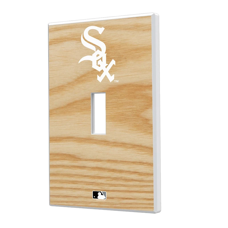 Chicago White Sox Baseball Bat Design Single Toggle Light Switch Plate