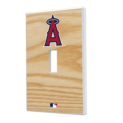 Los Angeles Angels Baseball Bat Design Single Toggle Light Switch Plate