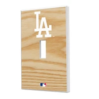 Los Angeles Dodgers Baseball Bat Design Single Toggle Light Switch Plate