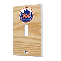 New York Mets Baseball Bat Design Single Toggle Light Switch Plate
