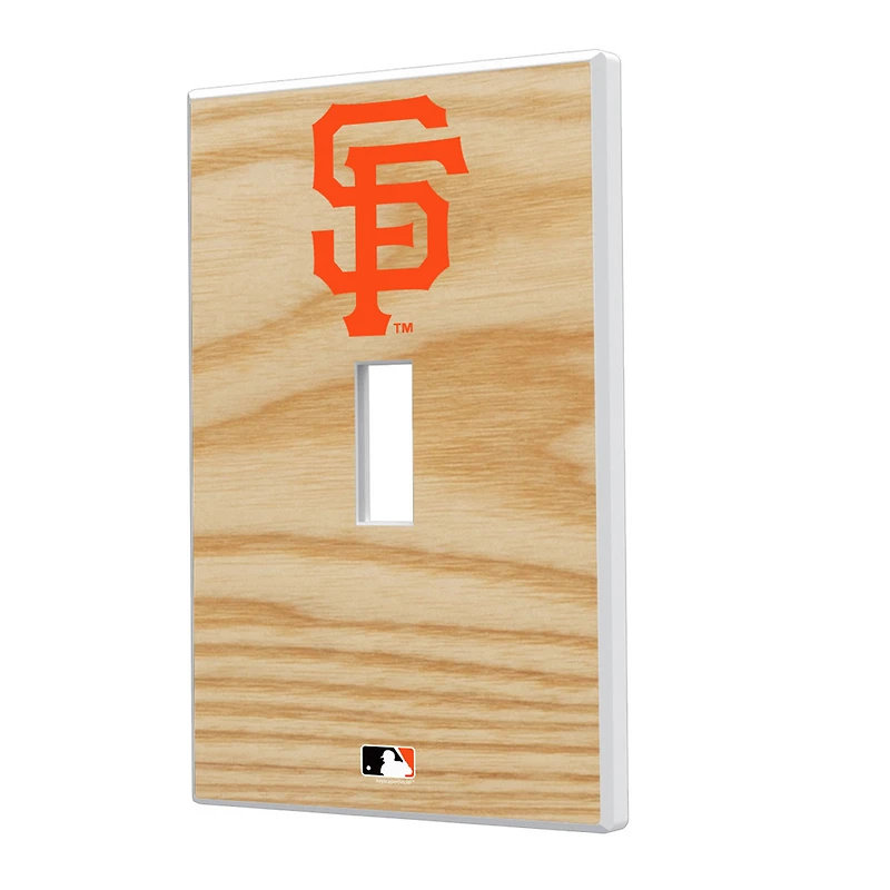 San Francisco Giants Baseball Bat Design Single Toggle Light Switch Plate
