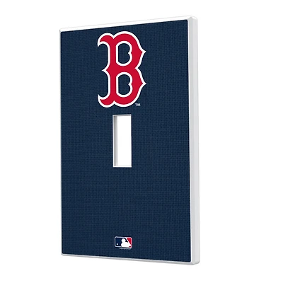 Boston Red Sox Solid Single Toggle Light Switch Plate