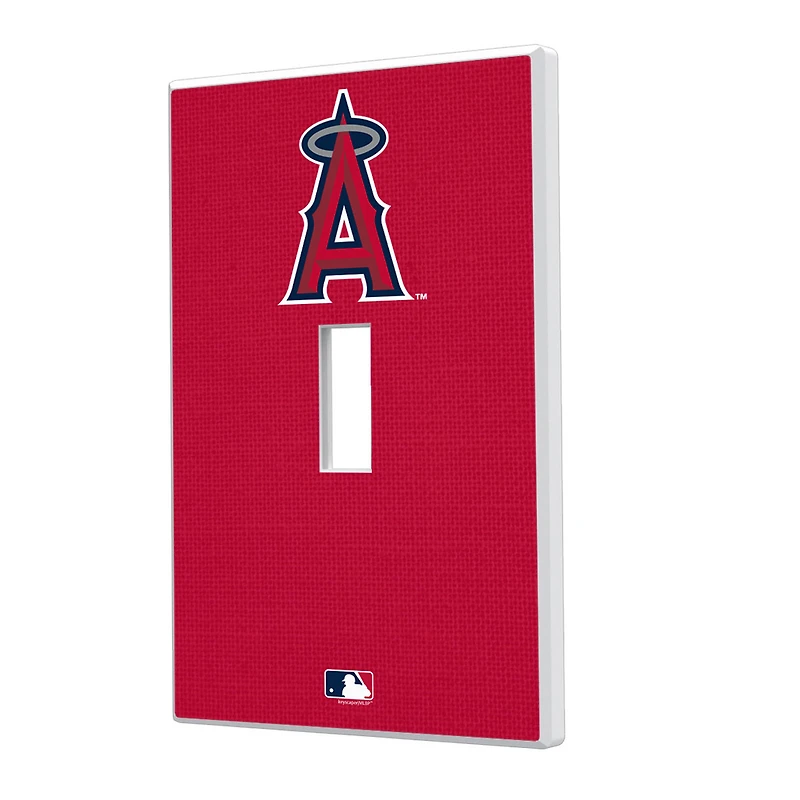 Los Angeles Angels Solid Single Toggle Light Switch Plate