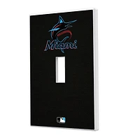 Miami Marlins Solid Single Toggle Light Switch Plate