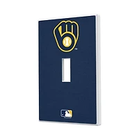 Milwaukee Brewers Solid Single Toggle Light Switch Plate