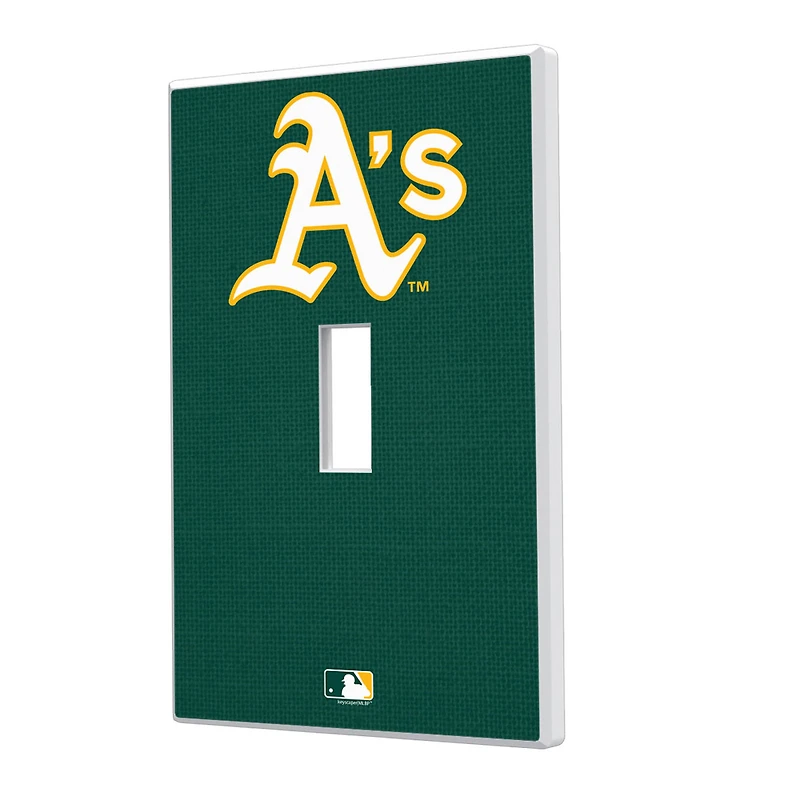 Athletics Solid Single Toggle Light Switch Plate