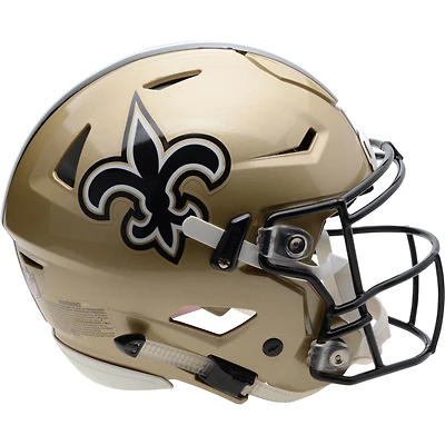 Riddell New Orleans Saints Revolution Speed Flex Authentic Football Helmet