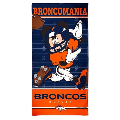 WinCraft Denver Broncos 30'' x 60'' Disney Spectra Beach Towel
