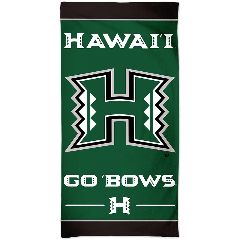 WinCraft Hawaii Warriors 30" x 60" Spectra Beach Towel