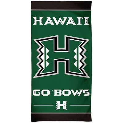 WinCraft Hawaii Warriors 30" x 60" Spectra Beach Towel