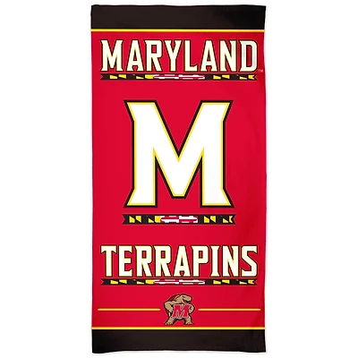 WinCraft Maryland Terrapins 30" x 60" Team Logo Spectra Beach Towel