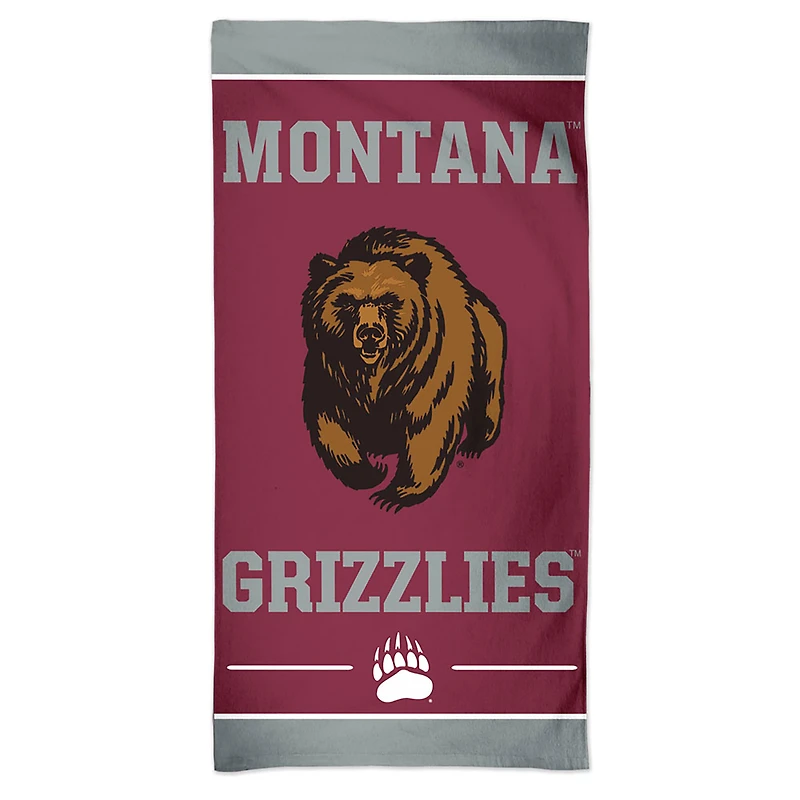 WinCraft Montana Grizzlies 30" x 60" Spectra Beach Towel