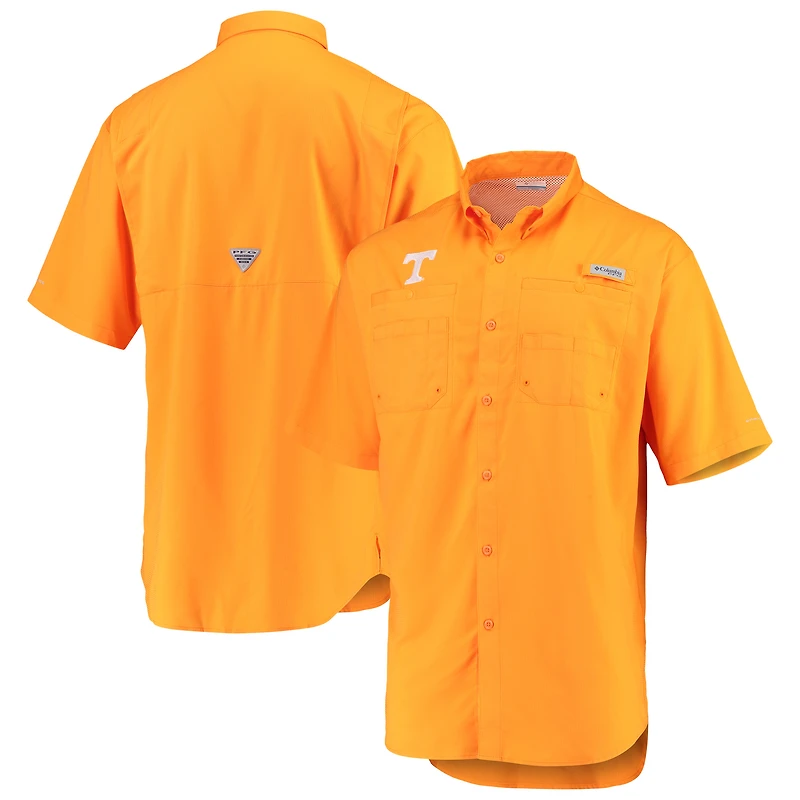 Men's Columbia Tennessee Orange Tennessee Volunteers Big & Tall Collegiate Tamiami Button-Down Shirt