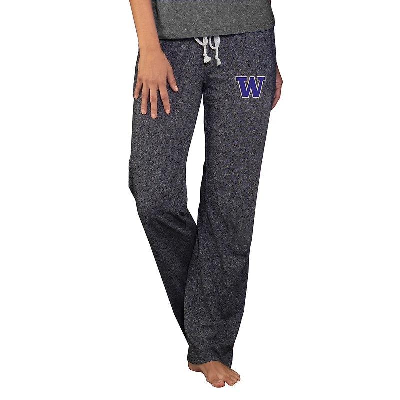 Women's Concepts Sport  Charcoal Washington Huskies Quest Knit Lightweight Pants