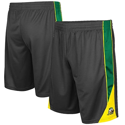 Men's Colosseum Charcoal Oregon Ducks Turnover Team Shorts