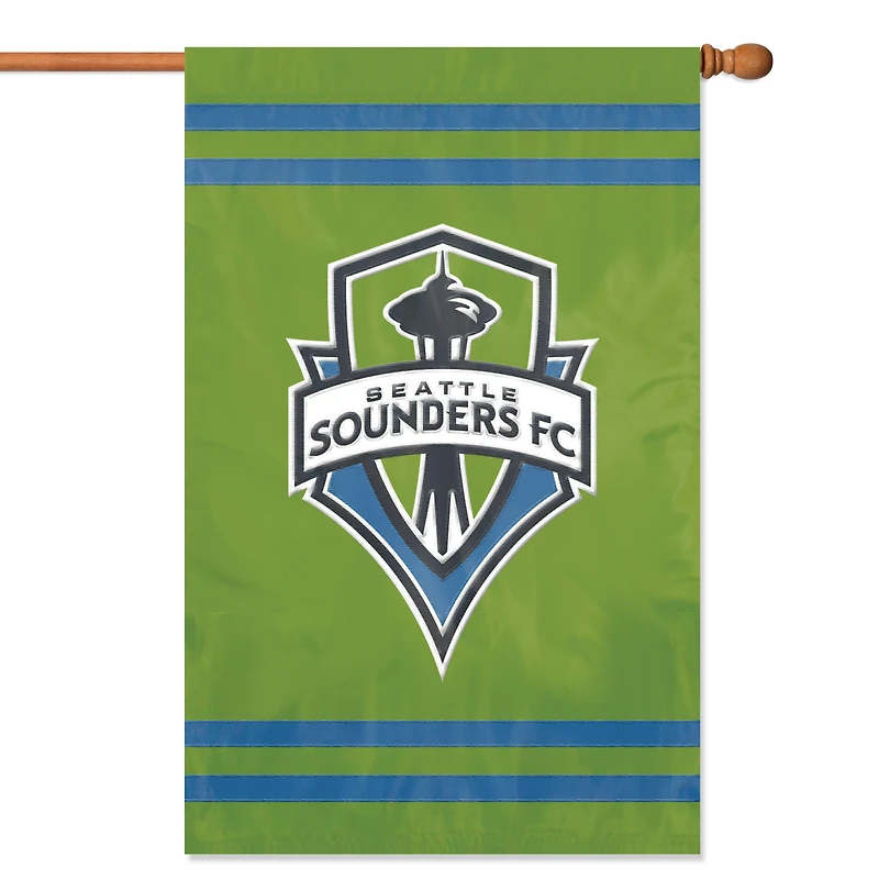 Seattle Sounders FC Applique Banner Flag