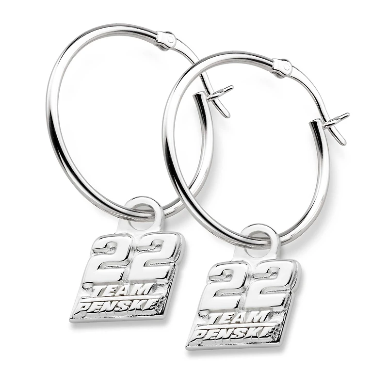 Women's Joey Logano NASCAR Driver Earrings