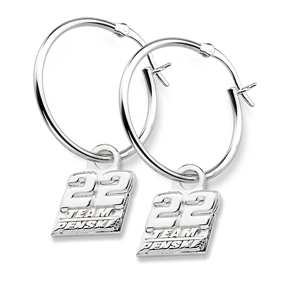 Women's Joey Logano NASCAR Driver Earrings