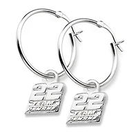 Women's Joey Logano NASCAR Driver Earrings