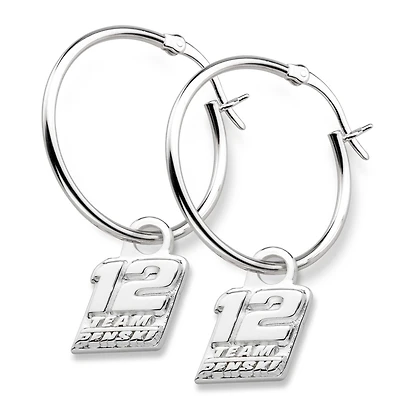 Women's Ryan Blaney NASCAR Driver Earrings