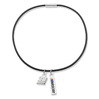 Women's Joey Logano NASCAR 18" Leather Charm Necklace