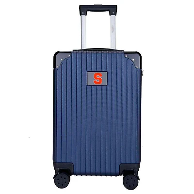 MOJO Navy Syracuse Orange Premium 21'' Carry-On Hardcase Luggage