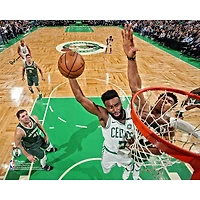 Jaylen Brown Boston Celtics Unsigned Game Three Dunk on Giannis Antetokounmpo Photograph