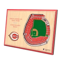 Cincinnati Reds 14'' x 10.5'' 3D StadiumViews Desktop Display