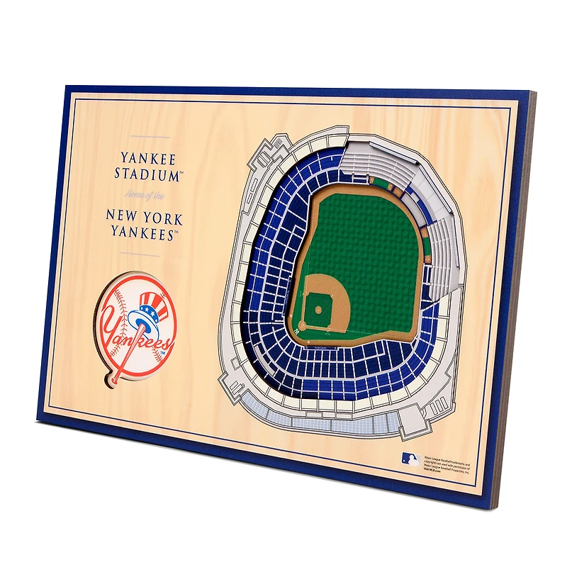 New York Yankees 14'' x 10.5'' 3D StadiumViews Desktop Display