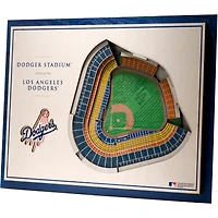 Los Angeles Dodgers 17'' x 13'' 5-Layer 3D StadiumViews Wall Art