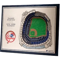 New York Yankees 17'' x 13'' 5-Layer 3D StadiumViews Wall Art